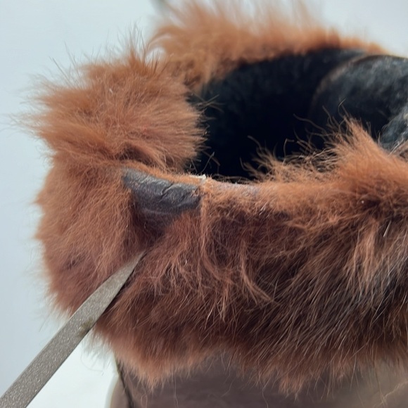 Sorel Women's Block Heel Brown Suede Winter Boots - Picture 12 of 13